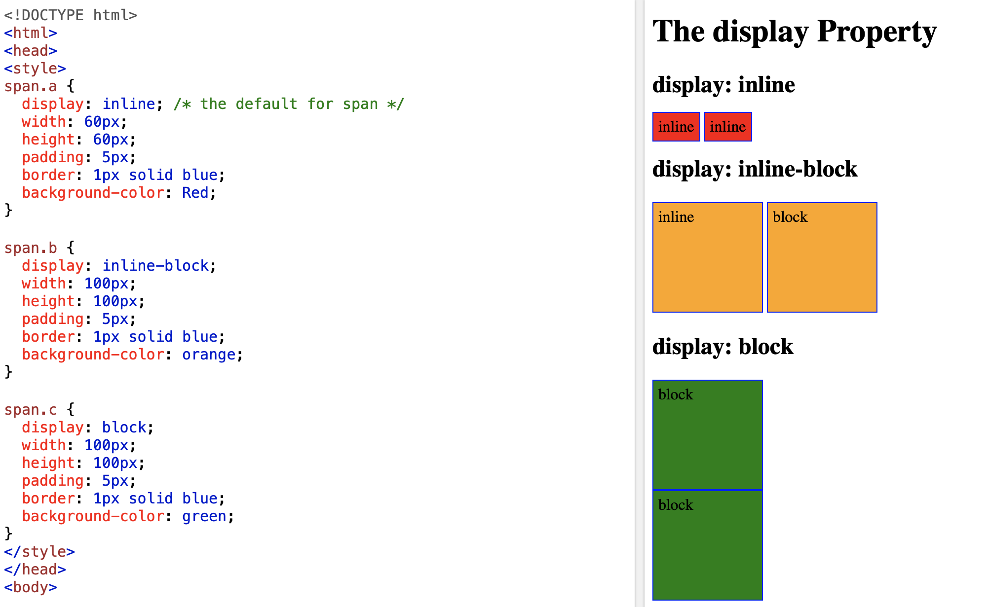 HTML & CSS - Layout