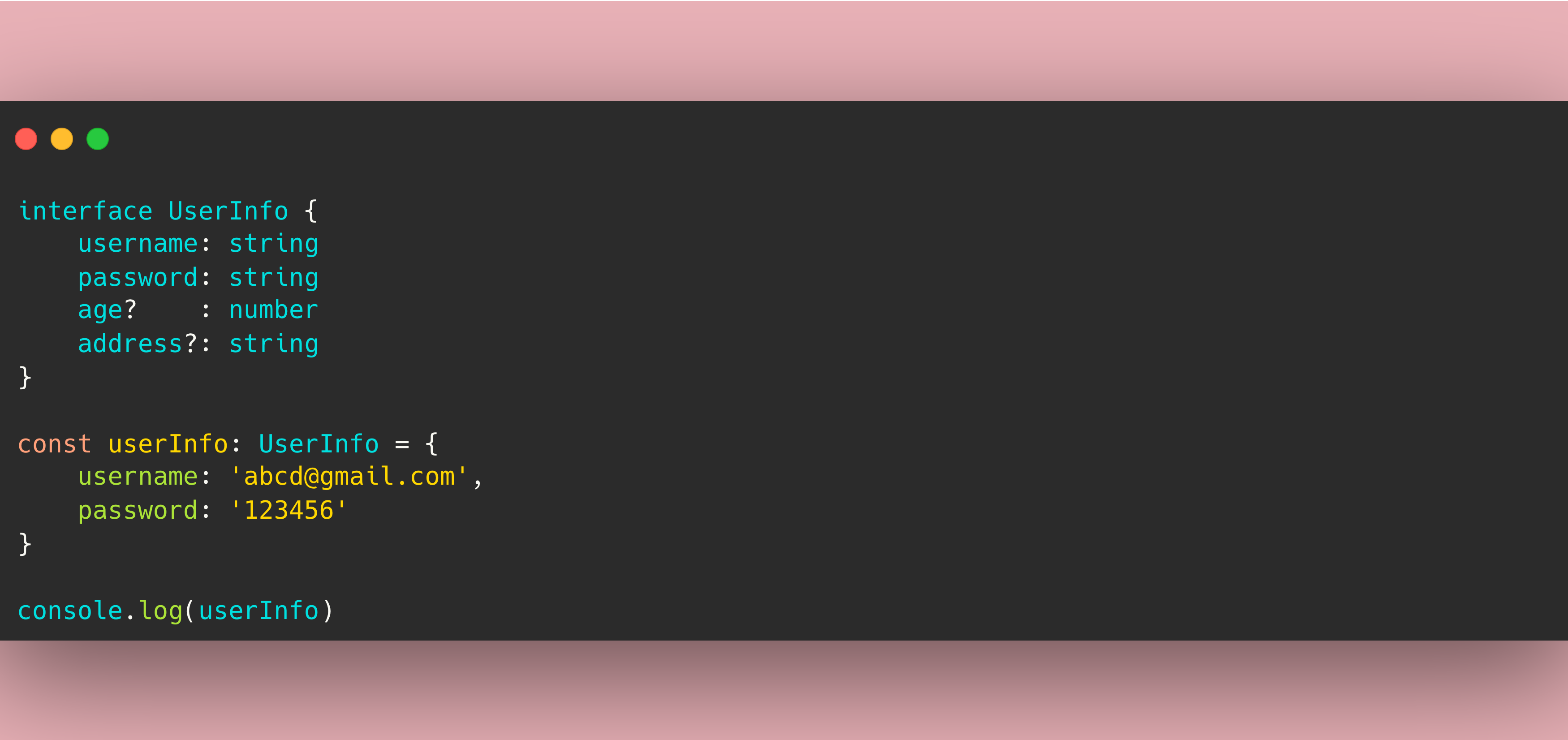 [TypeScript] Interface