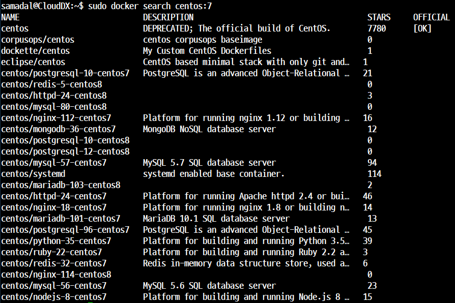 Cloud DX - 55 Docker