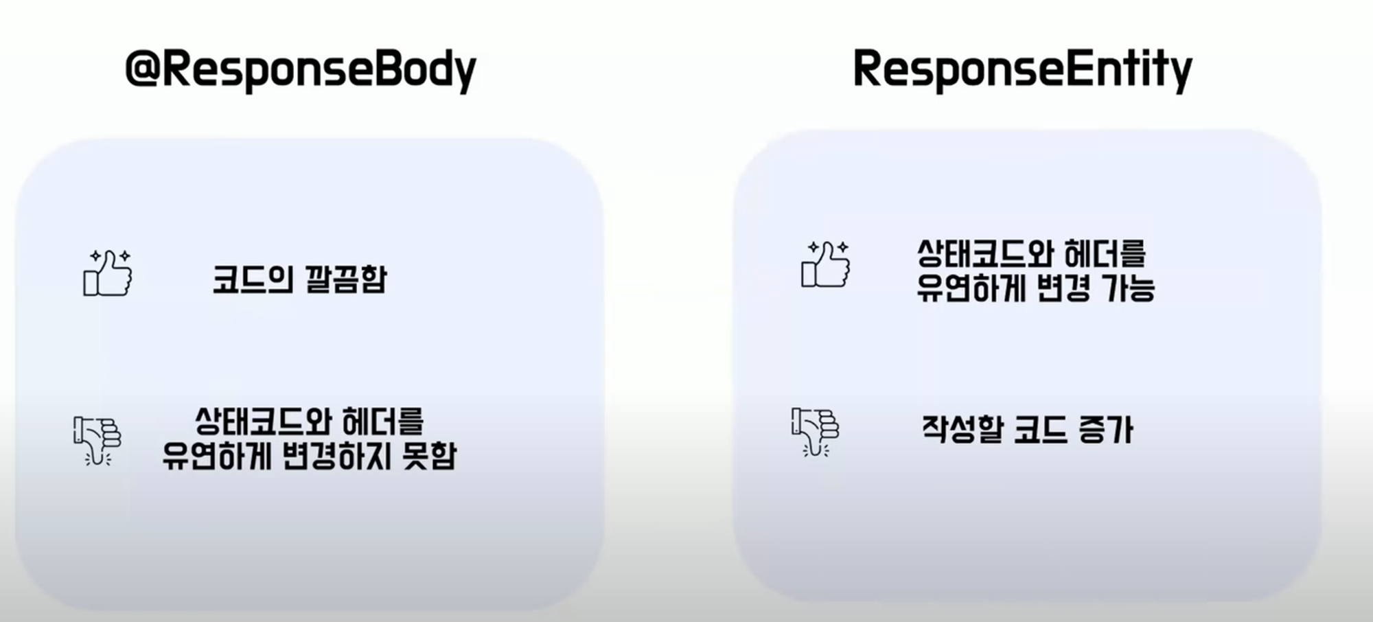 @ResponseBody vs ResponseEntity, 두 방식의 차이는 뭘까?!