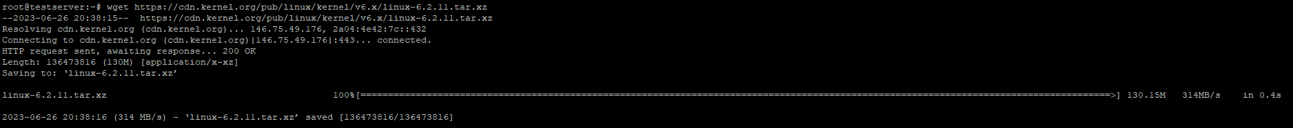 untar .tar file in linux