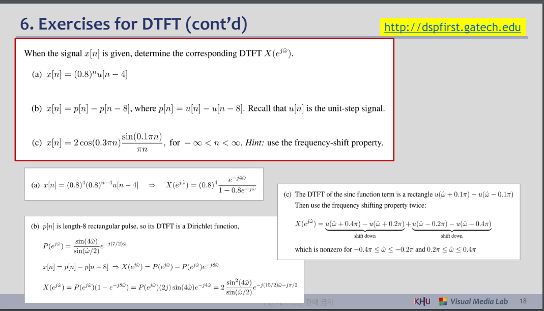 Lec.10c DTFT & DFT