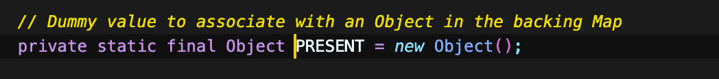 hashset-present