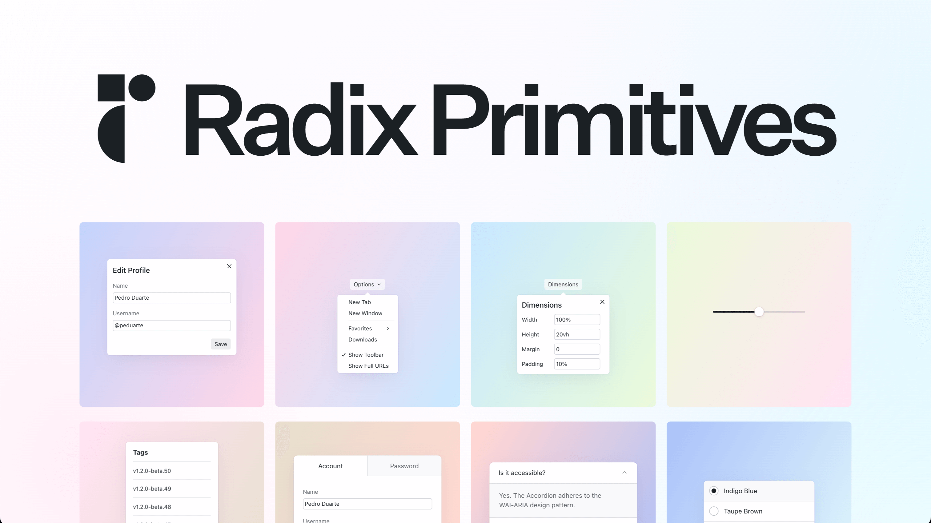 Radix-ui 요점 정리 🌟