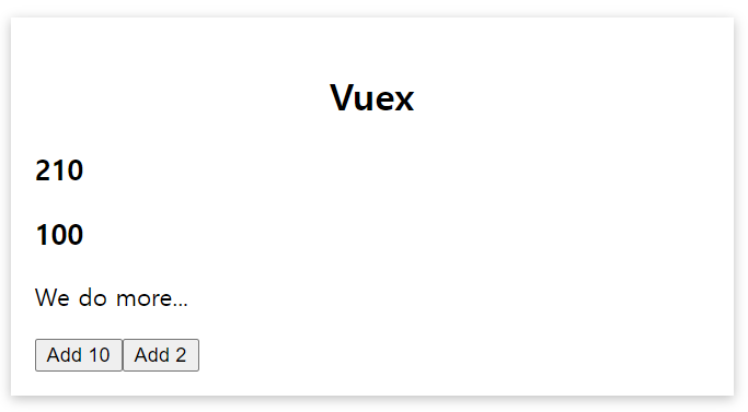 Vuex (3) getters, actions