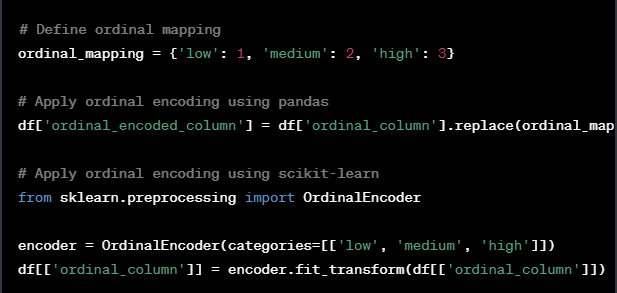 Data Preprocessing의 여러 개념