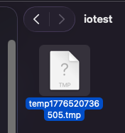 FileTest3 파일 생성 결과