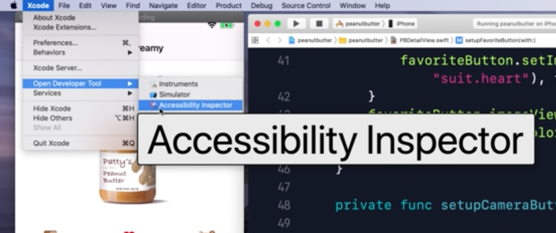[iOS] Accessibility Inspector