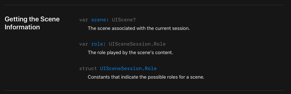 [iOS] UIScene, UIWindowScene, UISceneSession, UIScreen