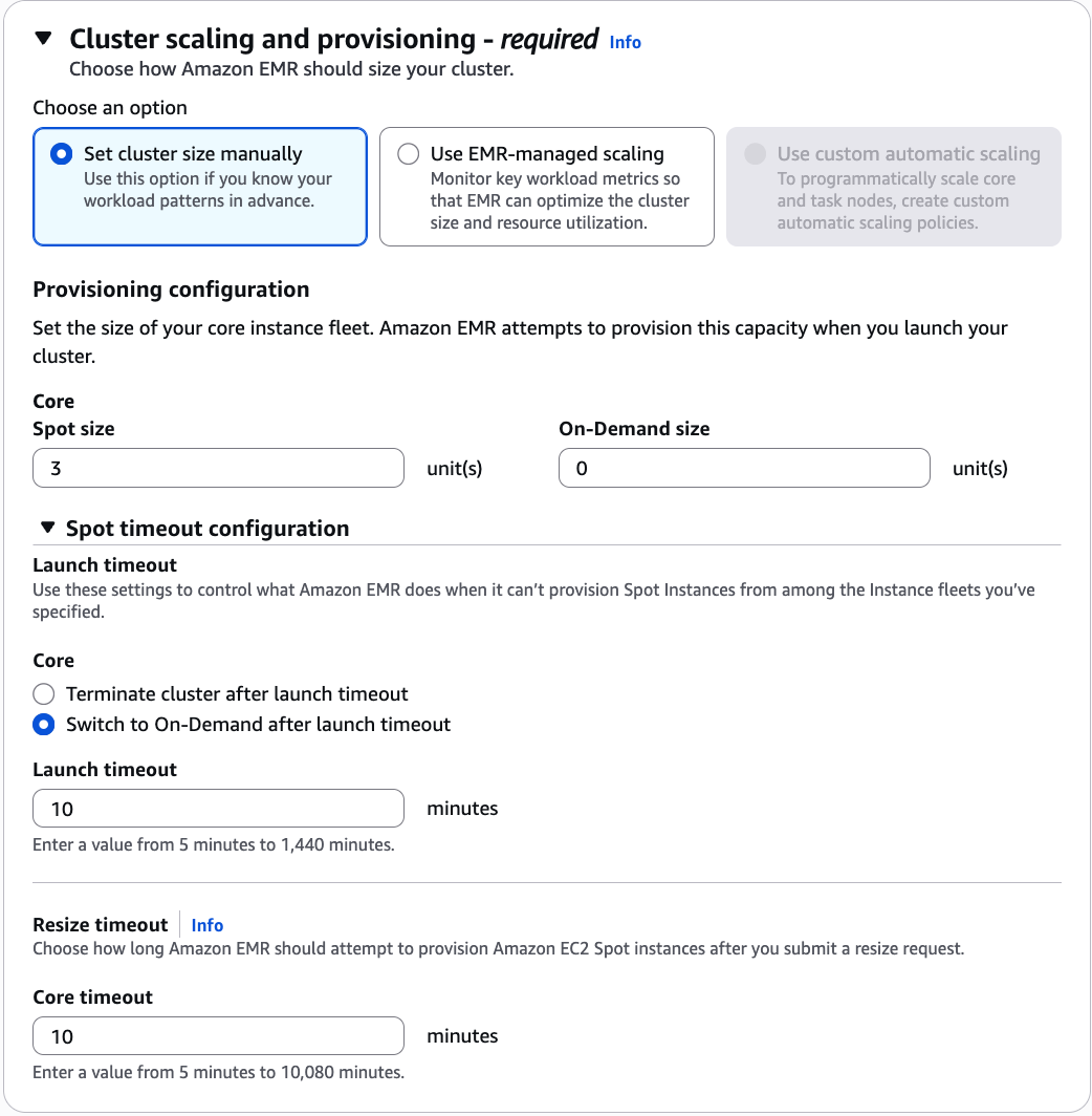 cluster scaling and provisioning options 이미지