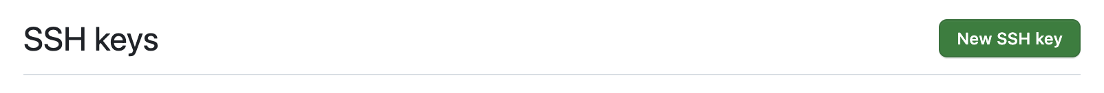 뉴 에스에스에이치 키 버튼을 캡처한 사진