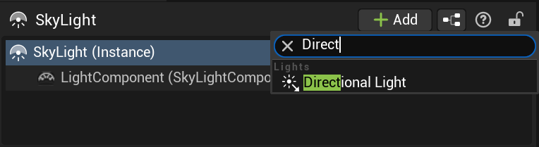 Directional Light 추가