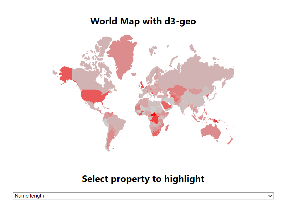 D3 : data 에 따라 opacity 가 달라지는 world map 만들기