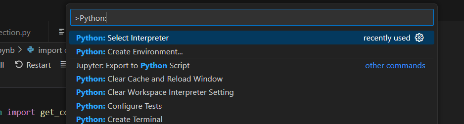 Python:Select Interpreter