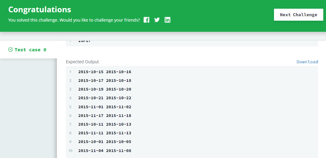 [HackerRank] SQL Project Planning