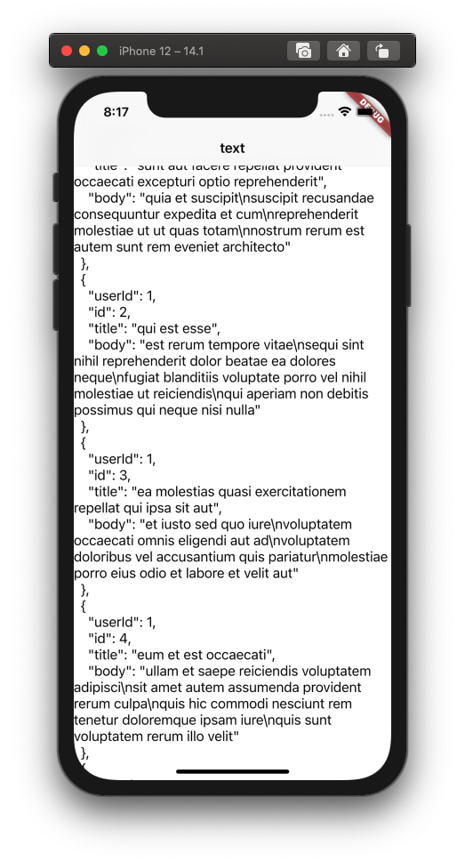 [Flutter] http.get과 provider pattern 초 간단 예제