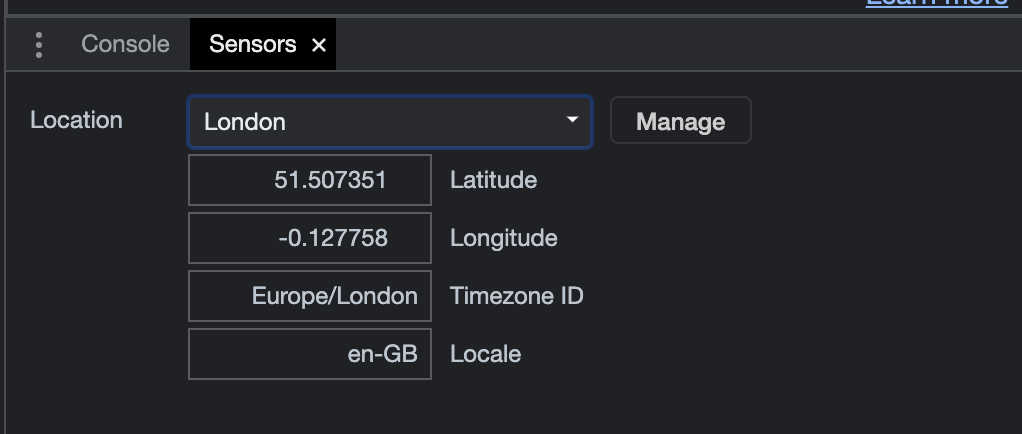 Chrome Devtools - Mobile Simulation