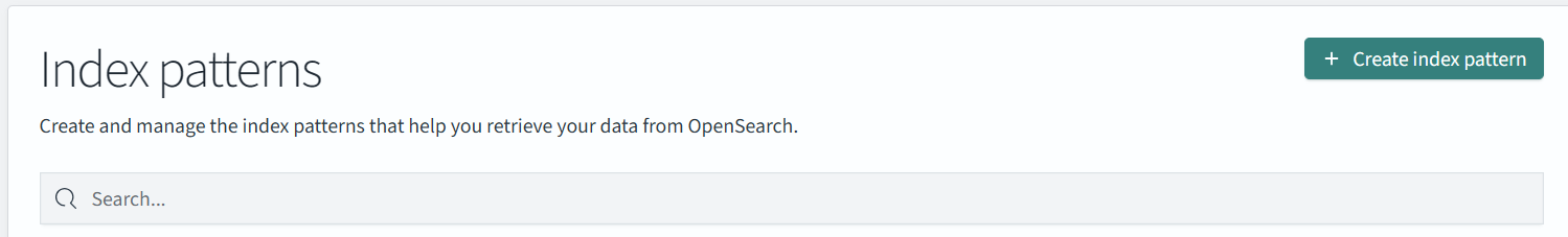 opensearch data view 추가하기