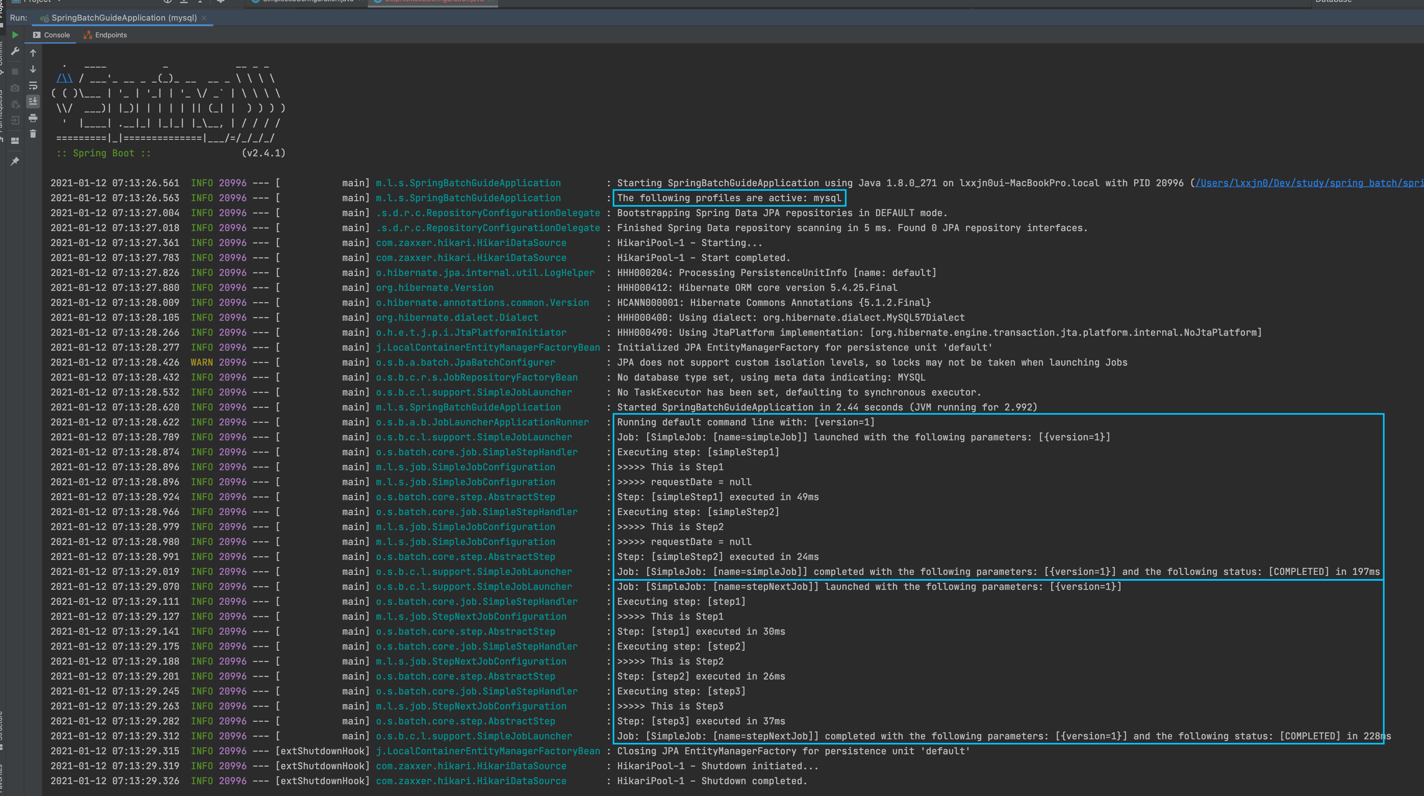 Spring Batch Guide - 04. Spring Batch Job Flow