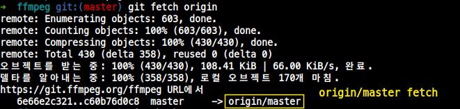 [git] fetch