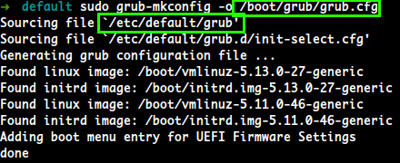 2-1. GRUB 설치, 수정, recovery mode