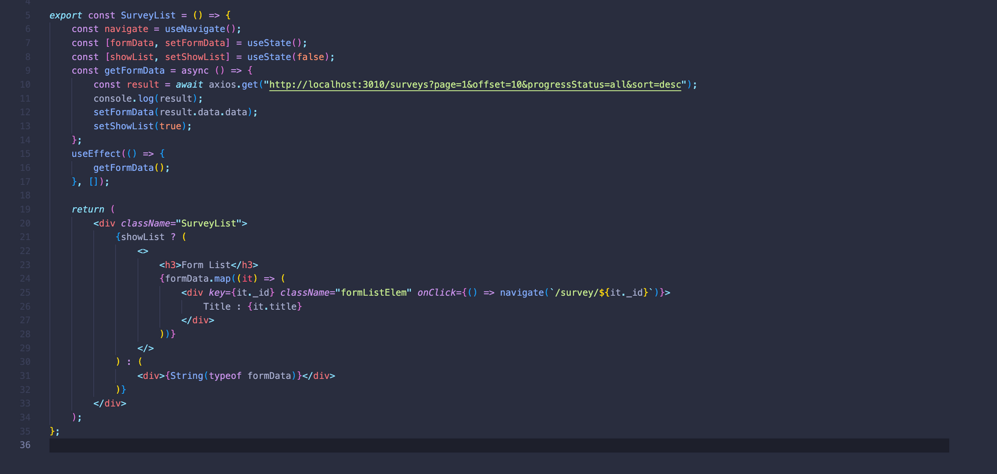 [React] REST API, AXIOS로 받아온 Array 객체를 map함수 호출이 불가능할때