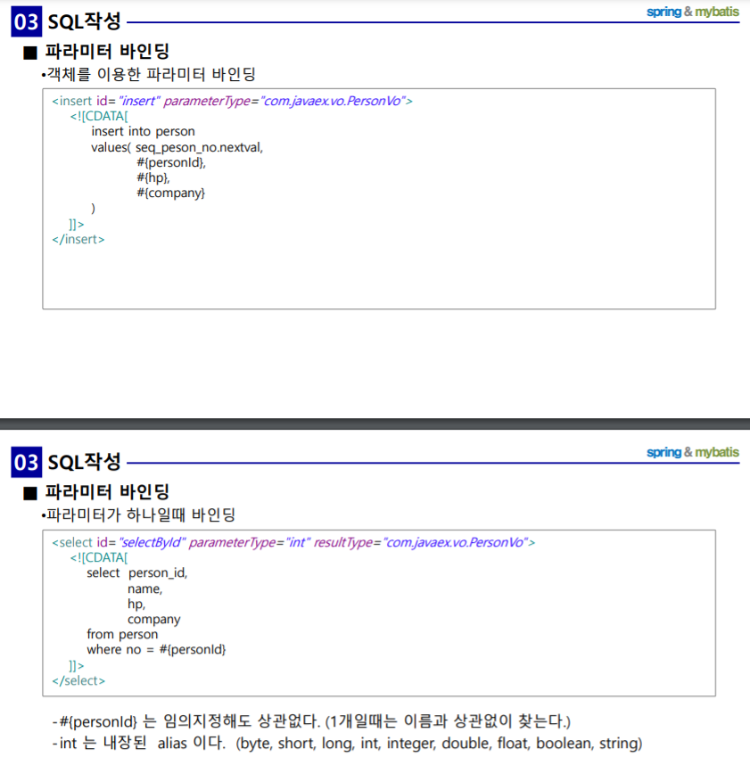 1. spring : DataSource / mybatis / SQL / 스프링 JDBC드라이버