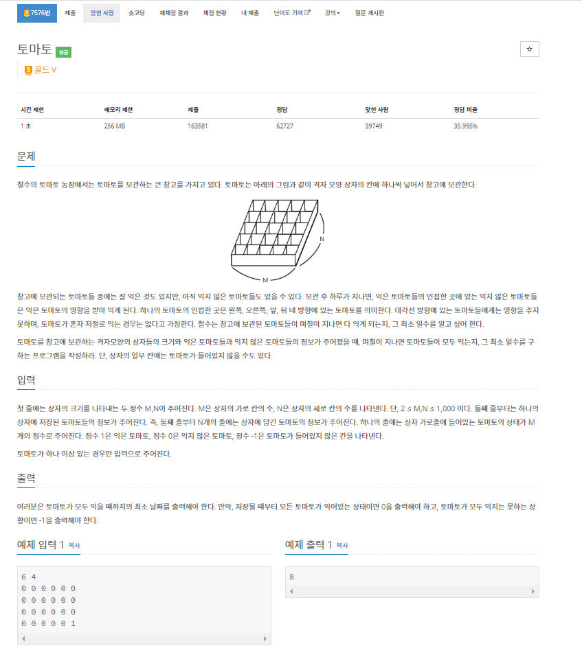 [Swift] DFS와 BFS 설명 + BOJ 그래프와 순회 단계별로 풀어보기 2 - (2178, 1697, 7562, 7576 ...