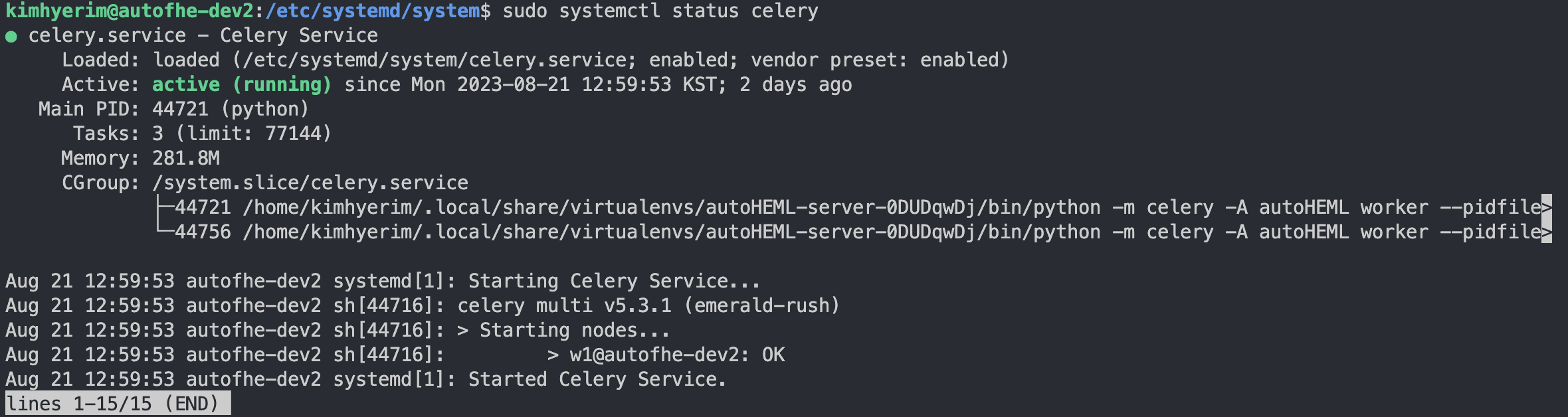 Django(장고) Celery(셀러리) Daemon(데몬)으로 실행하기