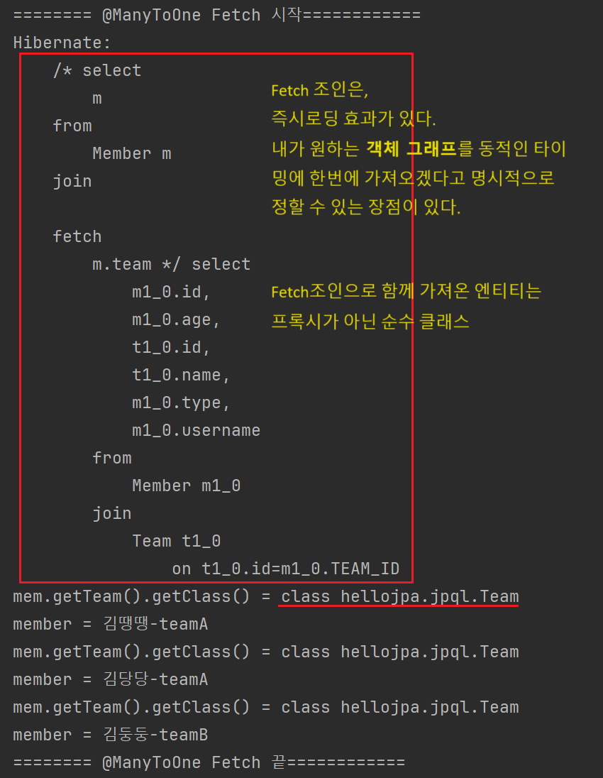 JPA 정리 [7] JPQL 기본 문법, Fetch Join, 경로 표현식 등의 활용