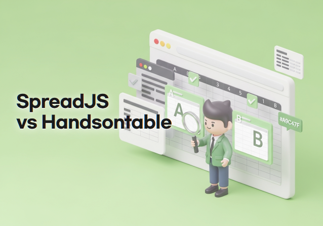 SpreadJS vs Handsontable: 엔터프라이즈 스프레드시트 라이브러리 완전 비교