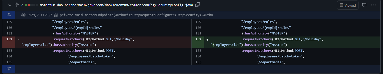 leading slash 작성