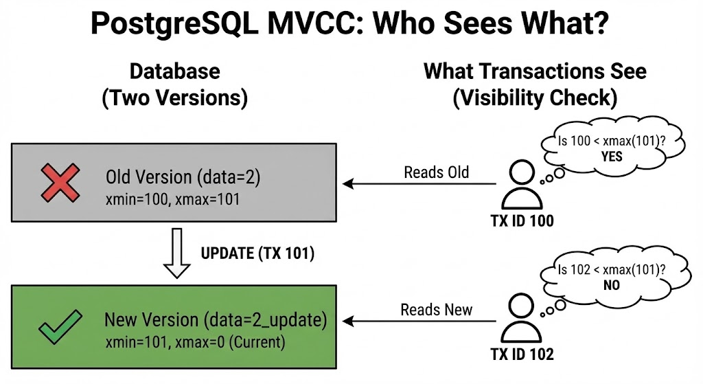 PostgreSQL VACUUM - MVCC
