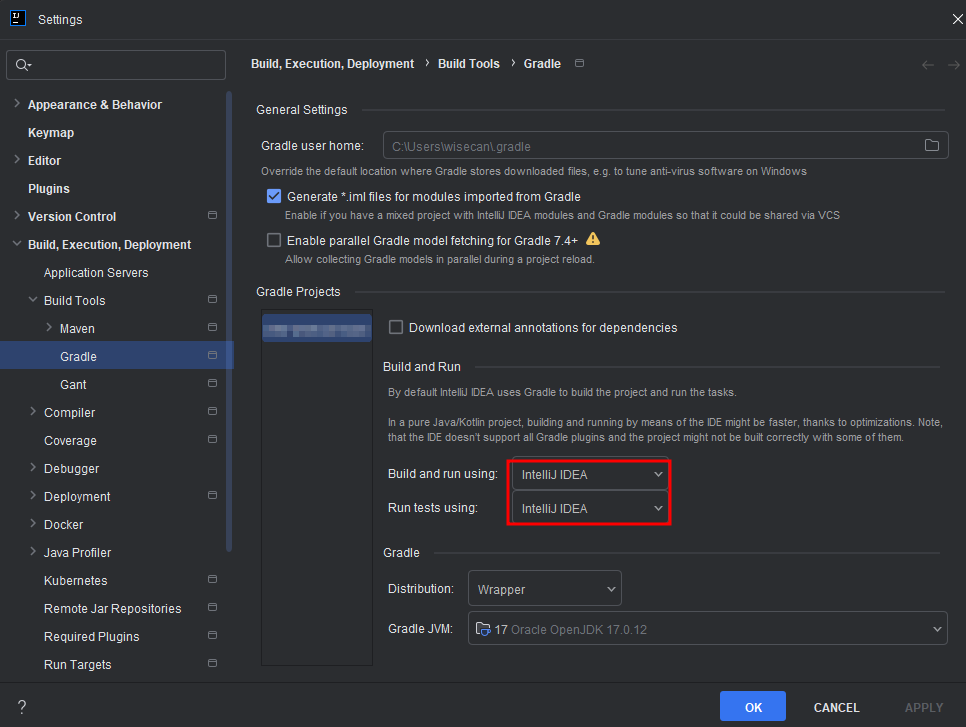 [IntelliJ] There were failing tests. See the report at: 해결(feat ...