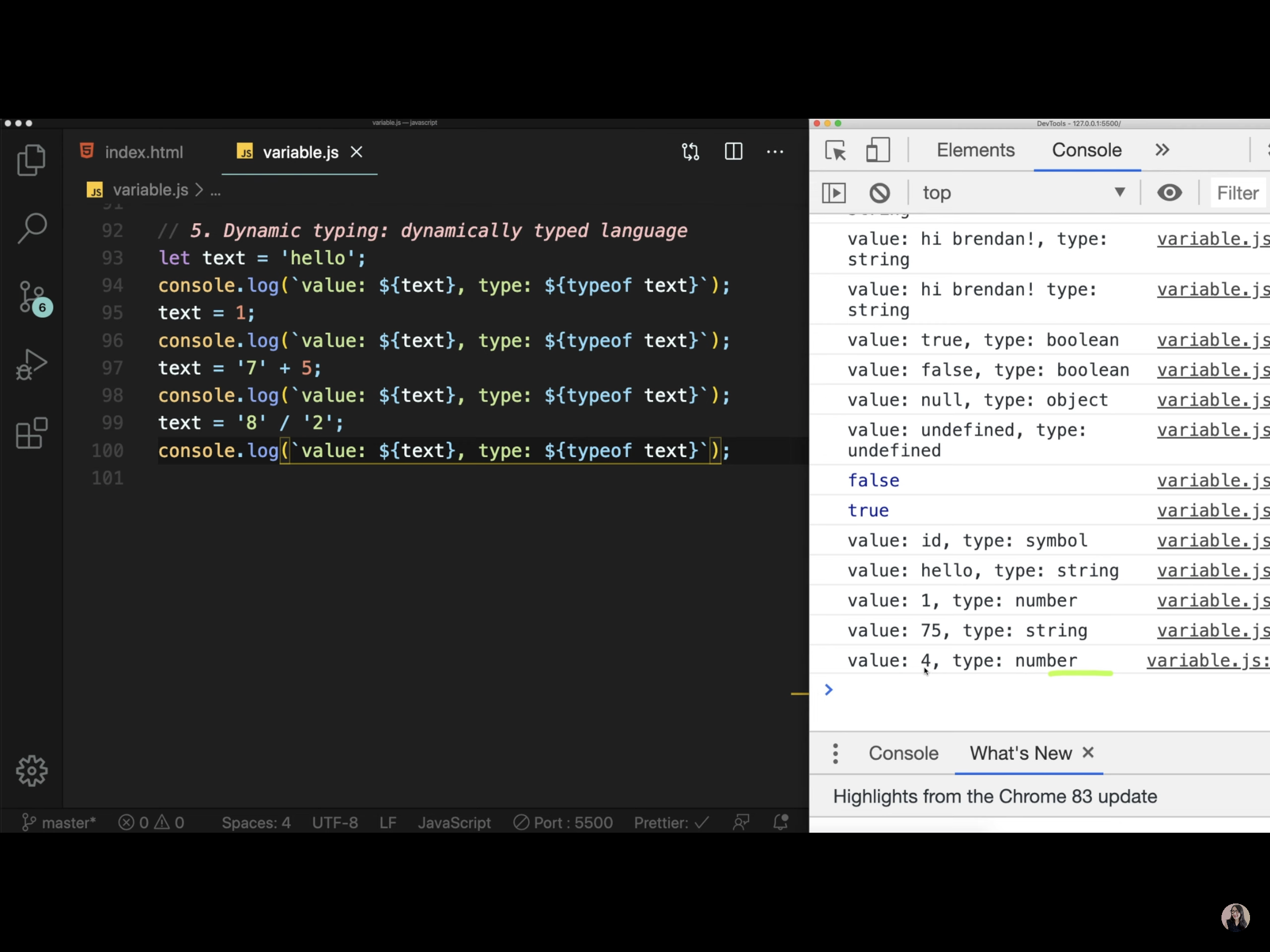 JS - data type