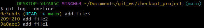 [Git] Checkout & Branch