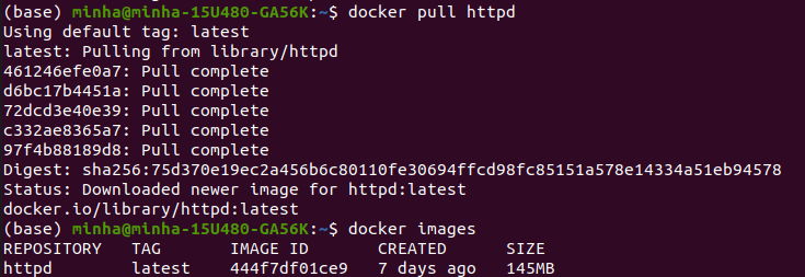  DOCKER pull Run