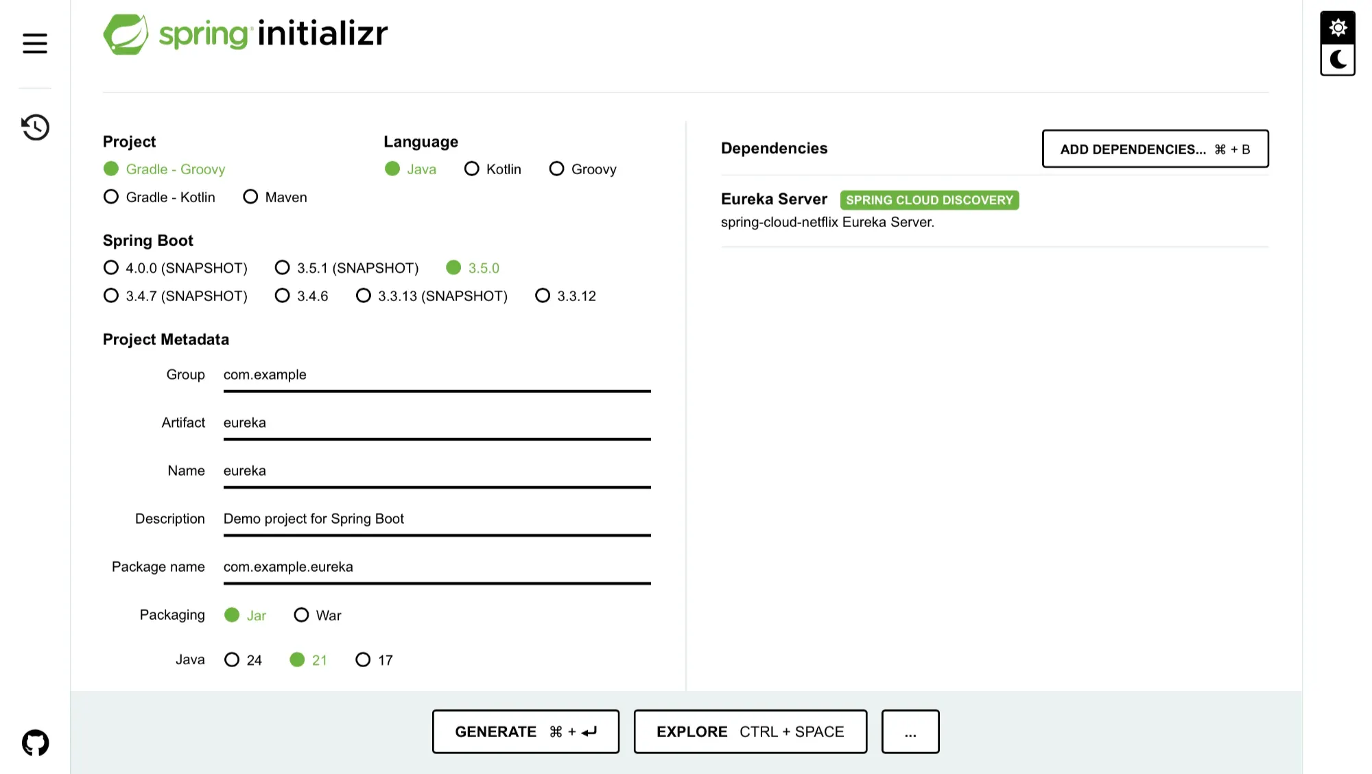 Eureka Server + Spring Cloud Gateway 구현