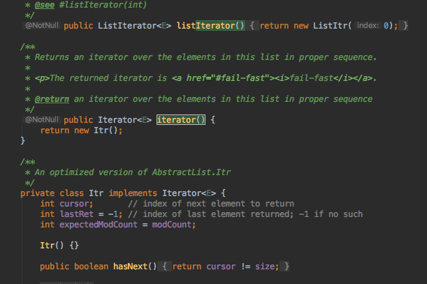 Java Iterable Iterator