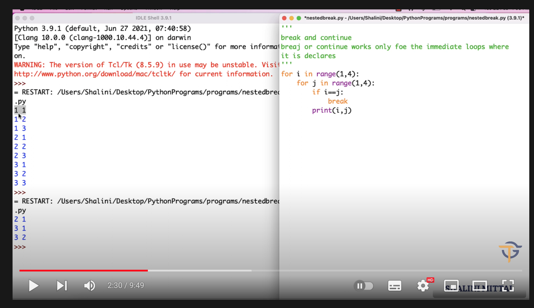 How To Break Nested Loops In Python