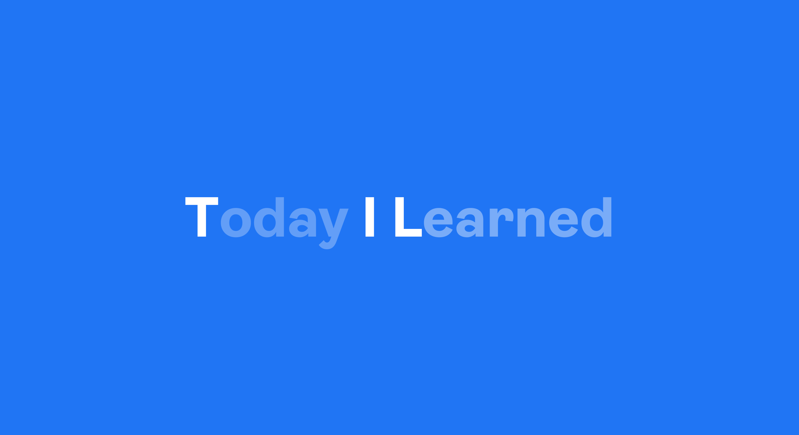 Learn how to learn