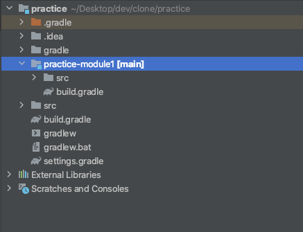java, gradle 멀티모듈 프로젝트 구축하기