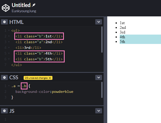 🌈 CSS Selector