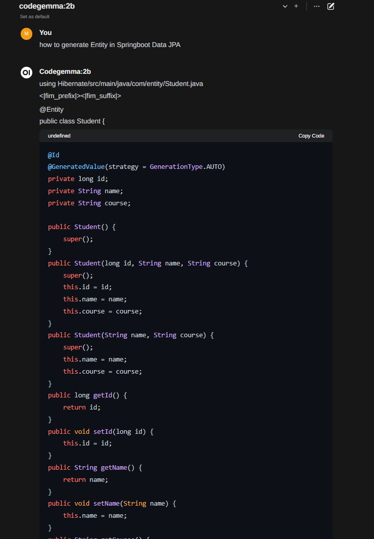 실제 응답 예시