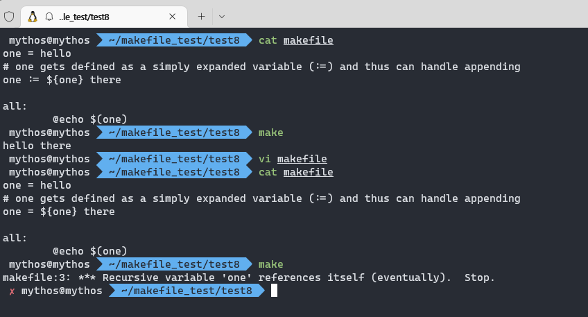  makefile 4 Variables