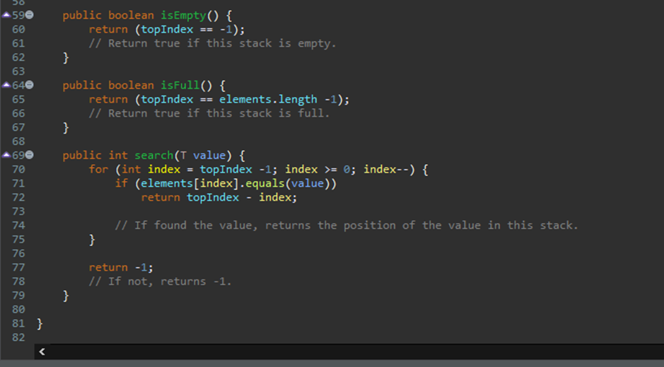 [JAVA-Data Structures] Stack