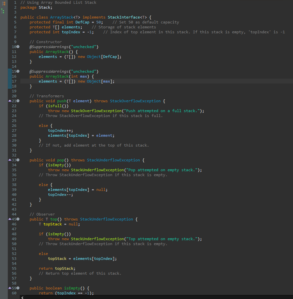 [JAVA-Data Structures] Stack