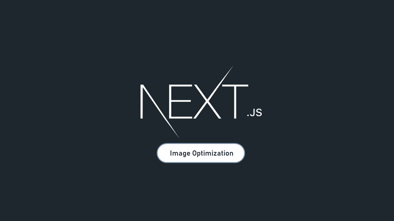 [Next.JS] 넥스트에서 이미지 최적화하기