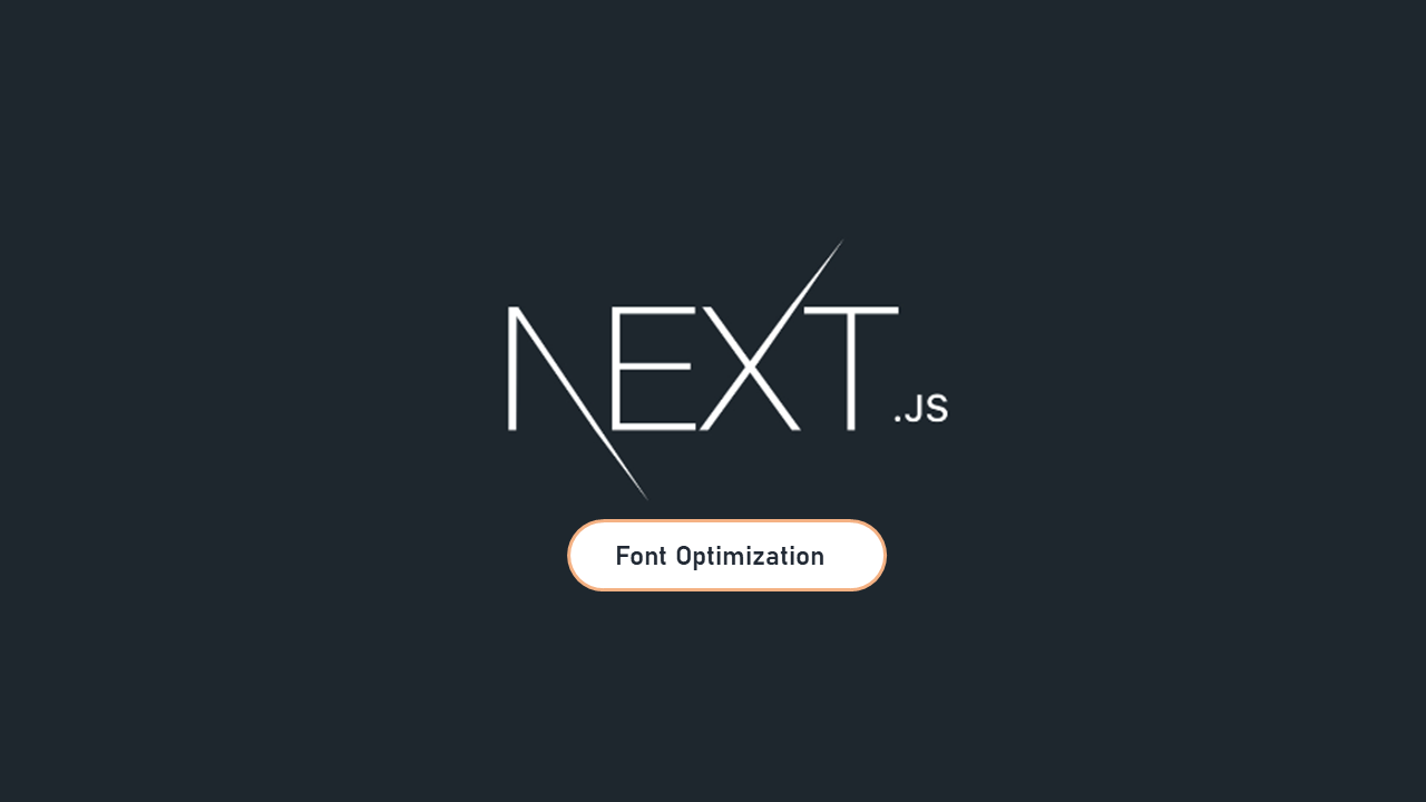 [Next.JS] 넥스트에서 폰트 최적화하기