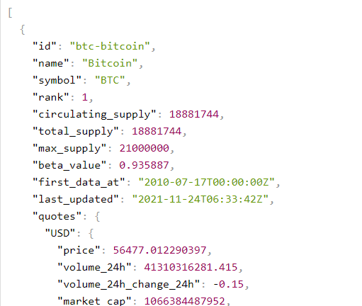 [react] coin api 가져오기